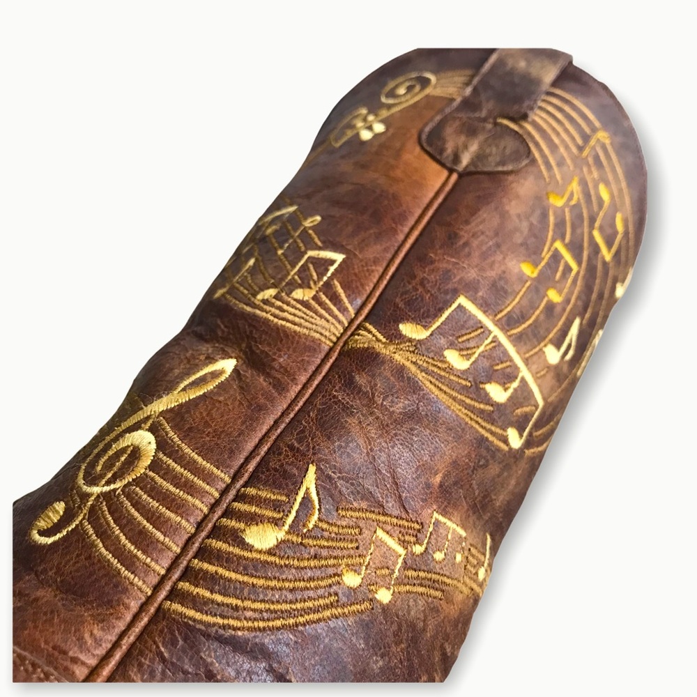 RARE Old Gringo Violina Music Note Cowboy Boots - Picture 11 of 16